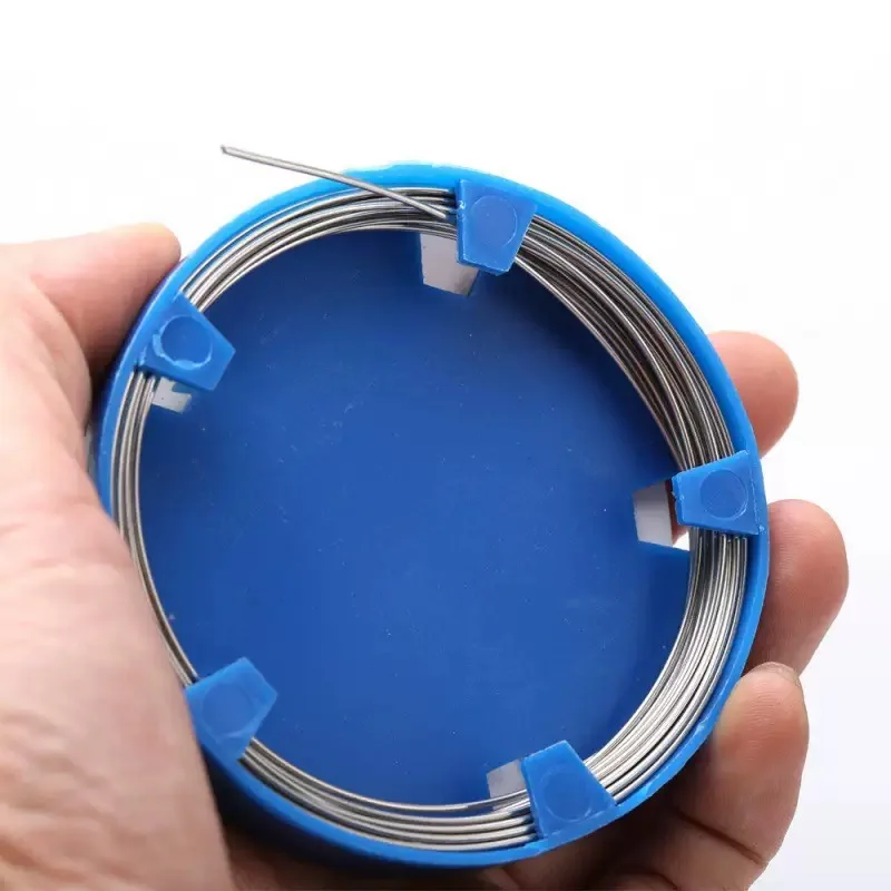 1 Doos/Roll Tandheelkundige Orthodontie Ronde Rvs 0.5-1.6mm Boog Draad Tandarts Orale materialen Tanden Chirurgische instrumenten