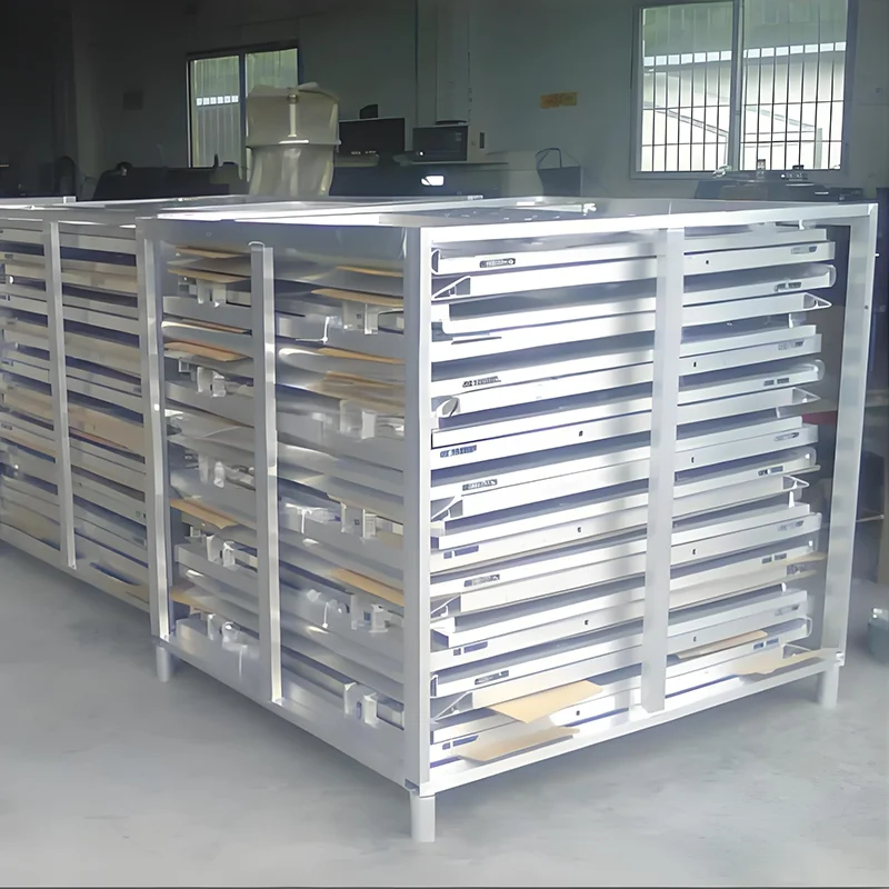 【Wholesale Price】CE Black Powder Coated Steel Or Aluminum Alloy Queue Management Stanchion Storage Nester Airport Crowd Control