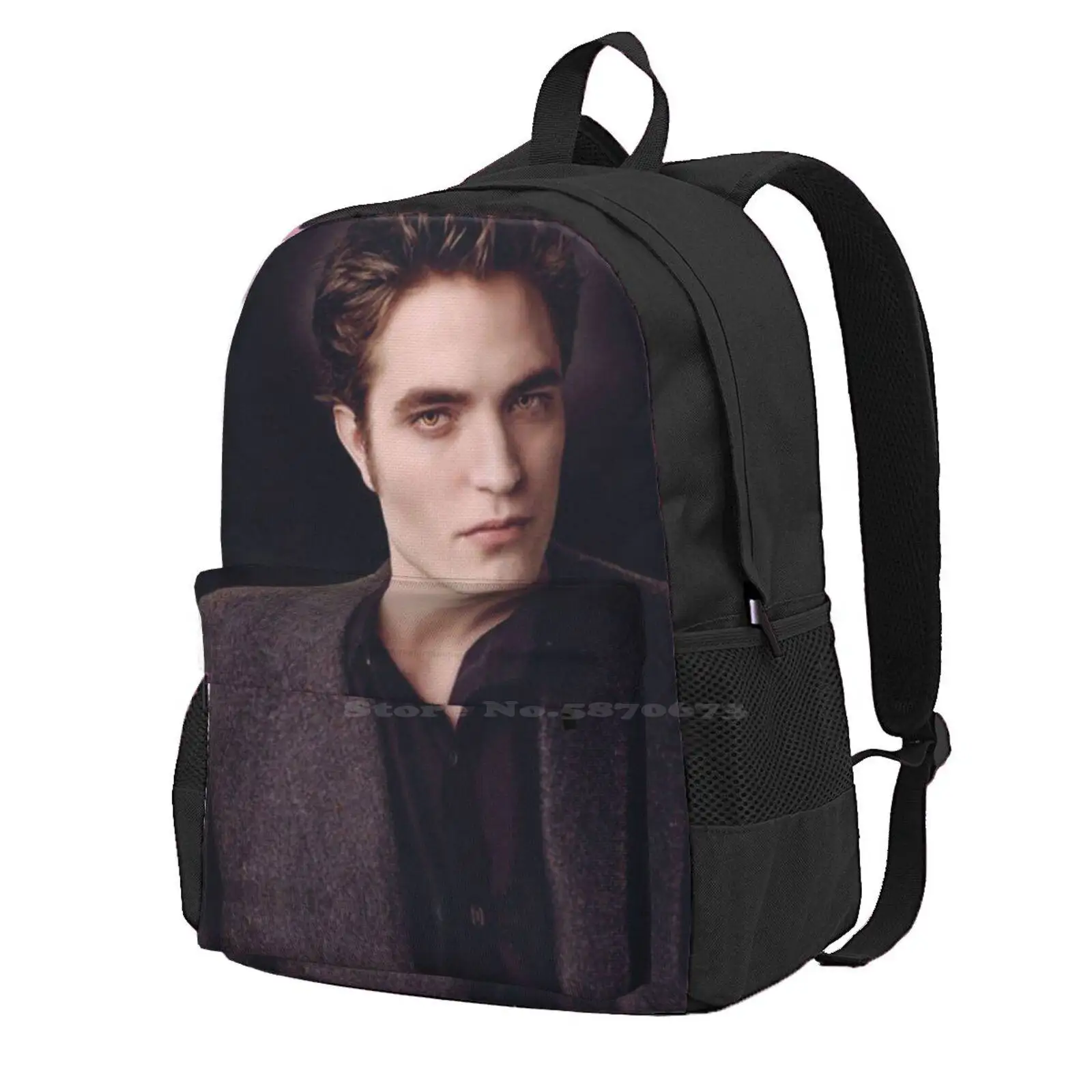 Vampire Robert Fashion Travel Laptop School Backpack Bag Robertpattinson