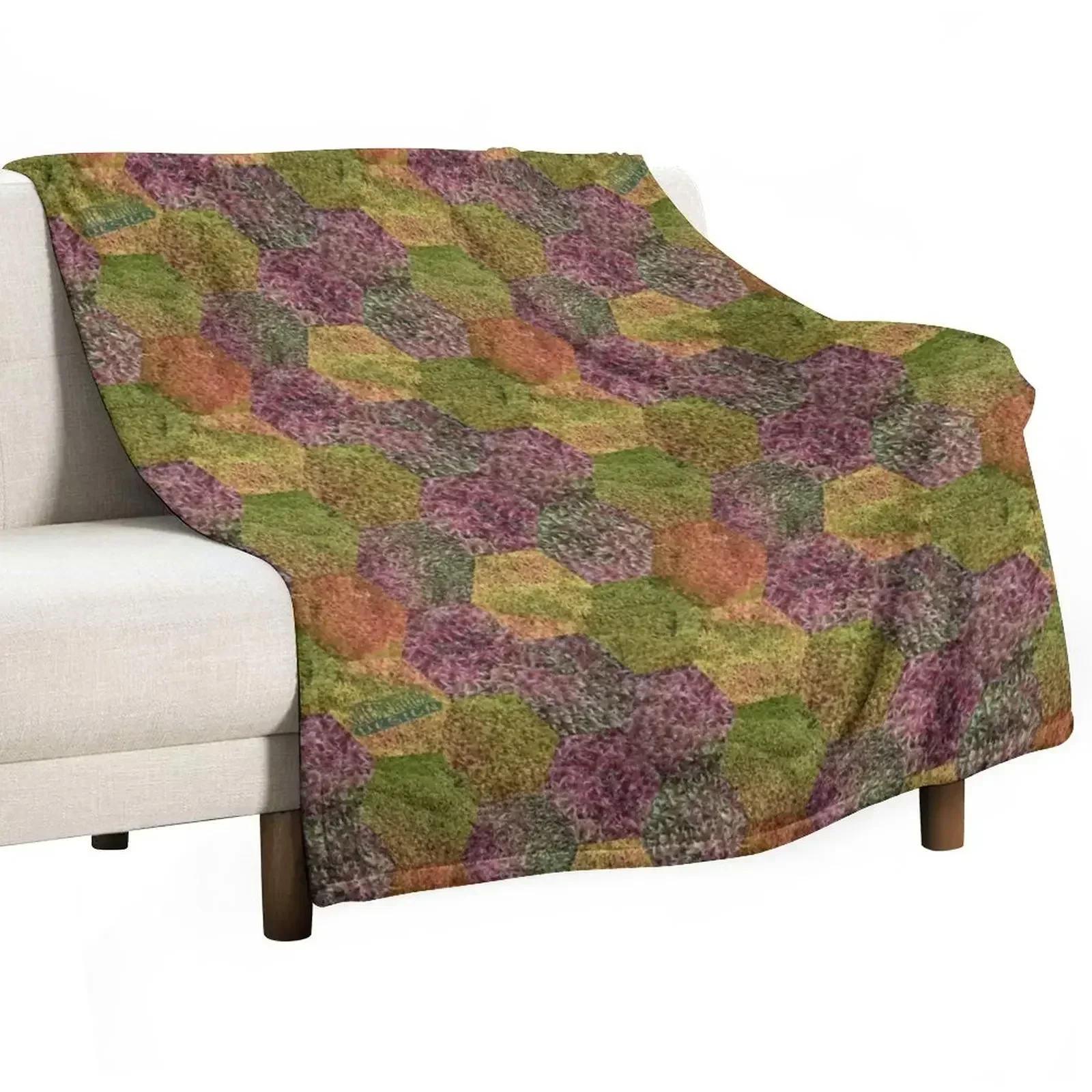 Cobertor Sphagnum Medley, Sem Bolinhas, Cobertor Macio e Quente para Cama