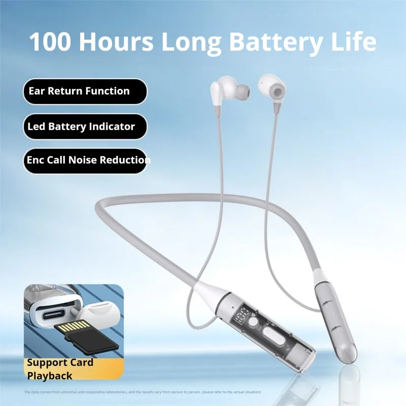 EARDECO 800mAh الرياضة سماعات لاسلكية باس 6.0 سماعة رأس بخاصية البلوتوث HIFI الصوت سماعة رصد شريط حول ياقة الملابس سماعات ستيريو
