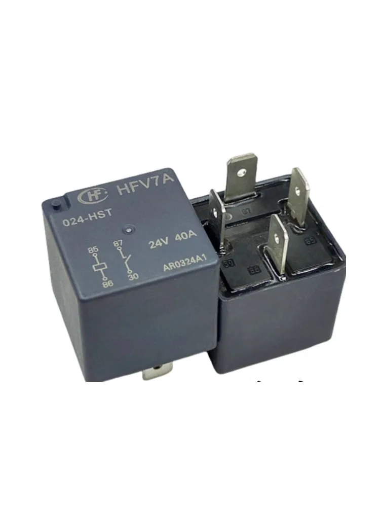 10PCS 24V Relay HFV7A 024-HST 24VDC 40A 4Pins