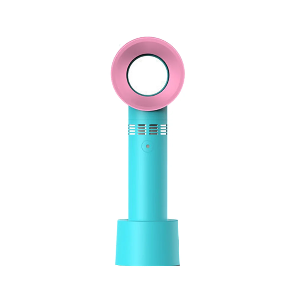 USB-Aufladung Wimpern Trockner Pflanze falsche Wimpern Fan USB Mini Fan für Wimpern verlängerung Beauty Make-up Tools blau