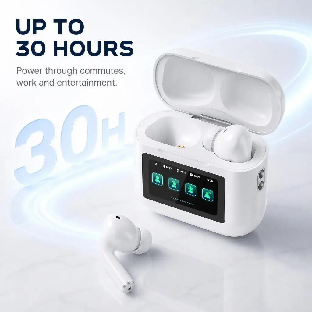 New TWS Bluetooth Earphone Wireless Earbuds Bluetooth In-Ear Headsets Wireless Earbuds Wireless Headphones Built-in Mic