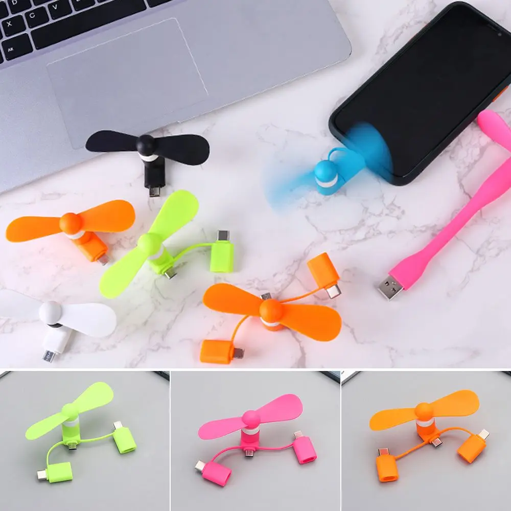 For  For Android For IPhone Travel Phone Fan Portable Mini Mobile Phone Cooler