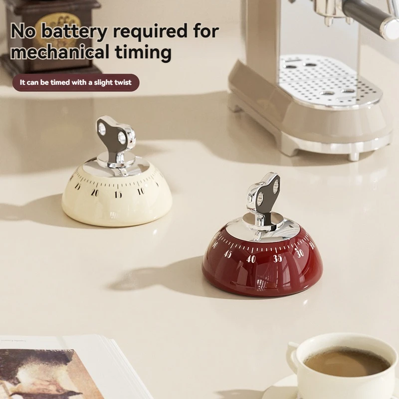 Picture 3: 1PC Magnetic Timer Precise Countdown Timer Simple Reminder For Home Use Suction Desktop Mechanical Timer