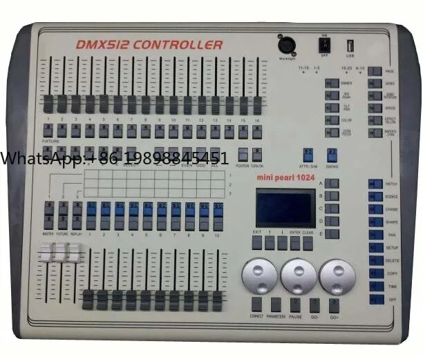 Mini Pearl 1024 Stage Light Controller 1024dmx Intelligent Lighting Controller with Moving Head Control