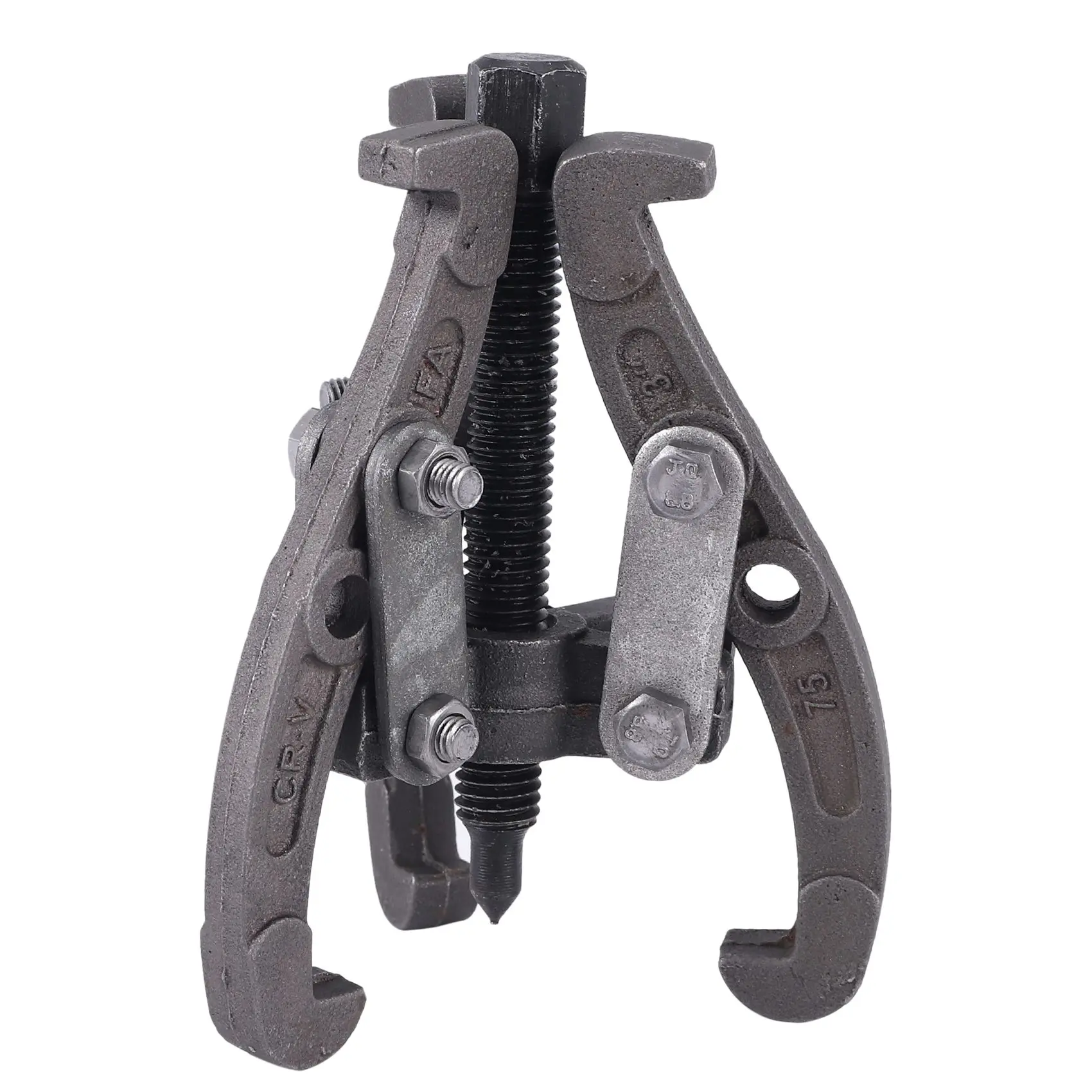 A11I 3-Inch 75 Mm Gear Bearing Puller Tool Hub Multi-Function Puller Kit 3-Jaw Reversible Flywheel Pulley Removal Extractor