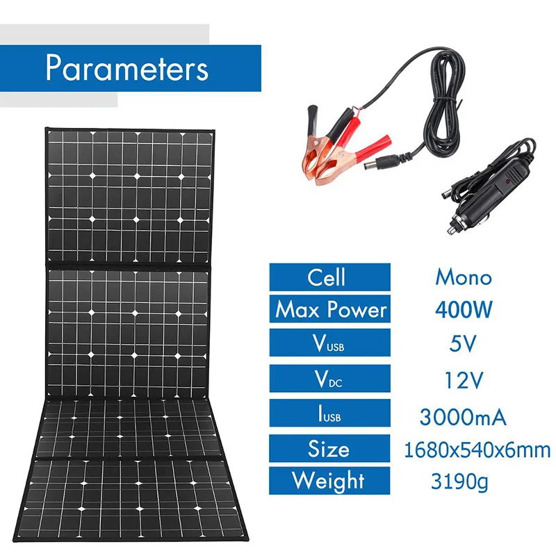 Solar panel 150W solar folding pack power supply photovoltaic power generation panel