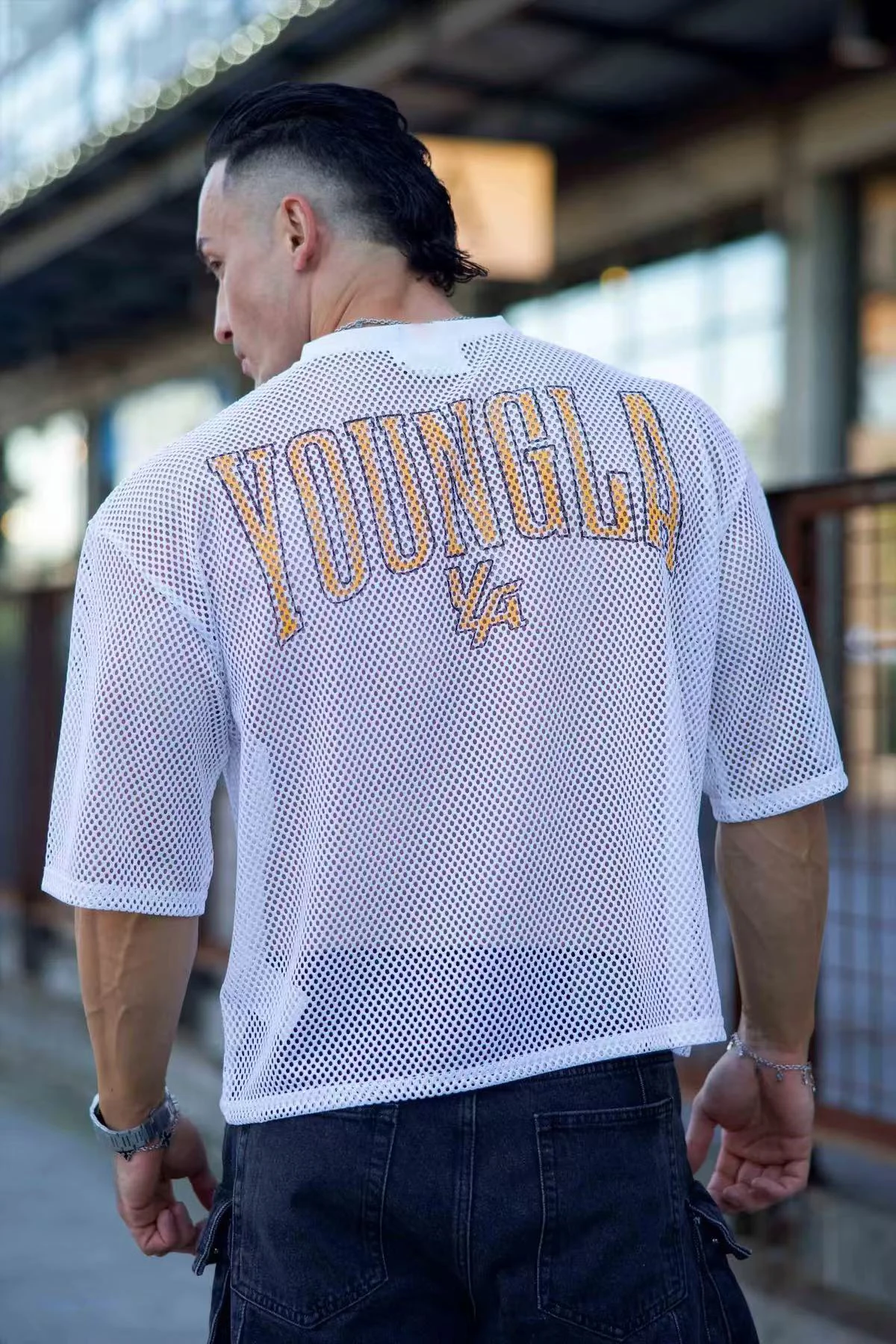 الرجال تي شيرت تي شيرت الرجال الصيف جديد الرياضة الترفيه الخامس الرقبة موضة ملابس فضفاضة ومريحة رياضة قمصان للجري رجل