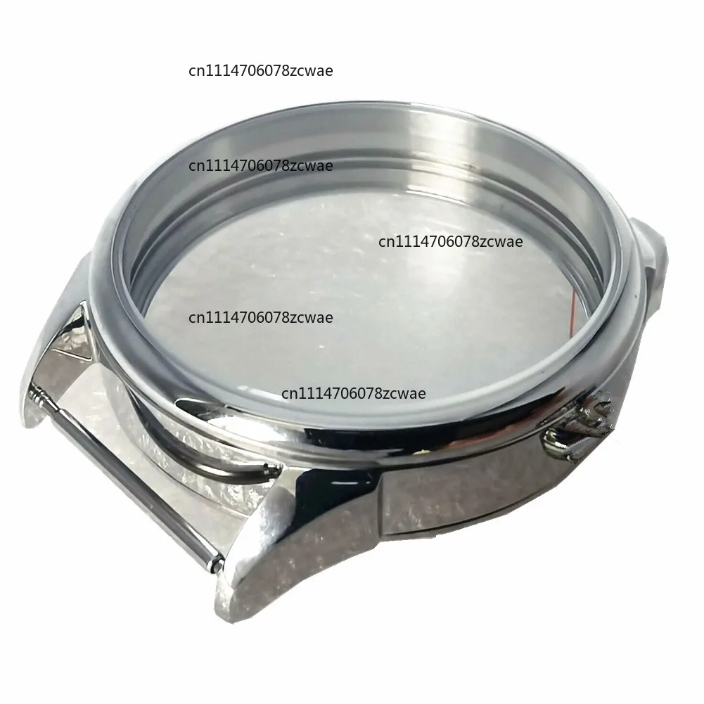 for Seagull ST3600 ST3620 Watch Movement Steel Waterproof Sliver Watch Case Kit 6497 Watch Case with Crown for ETA6497 6498