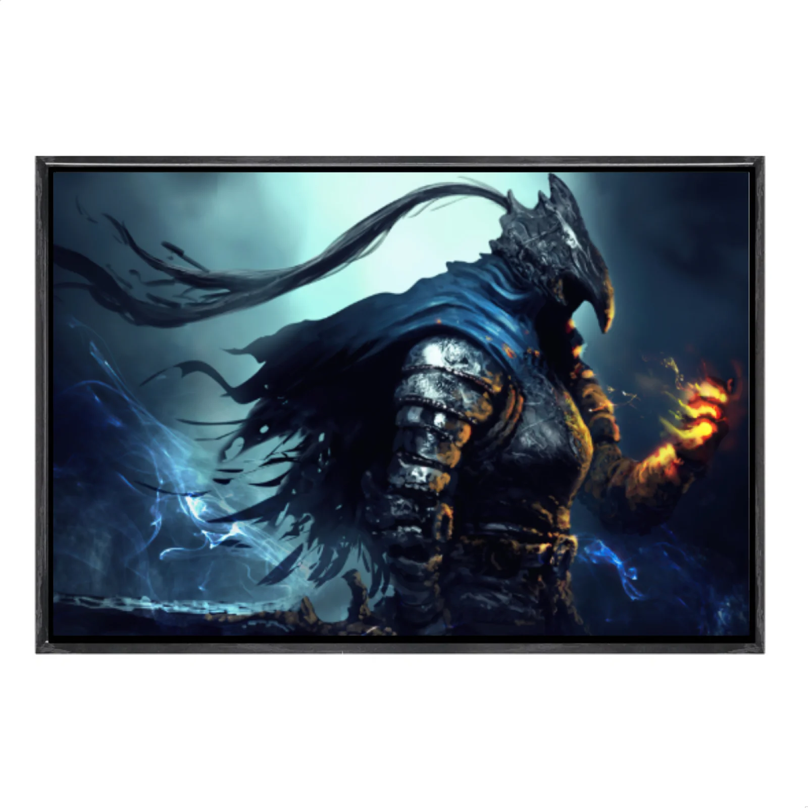 

Japanese Manga Multi-Size Canvas Poster Double Framed Wall Art,Dark Souls Home Decor for Living Room Bedroom