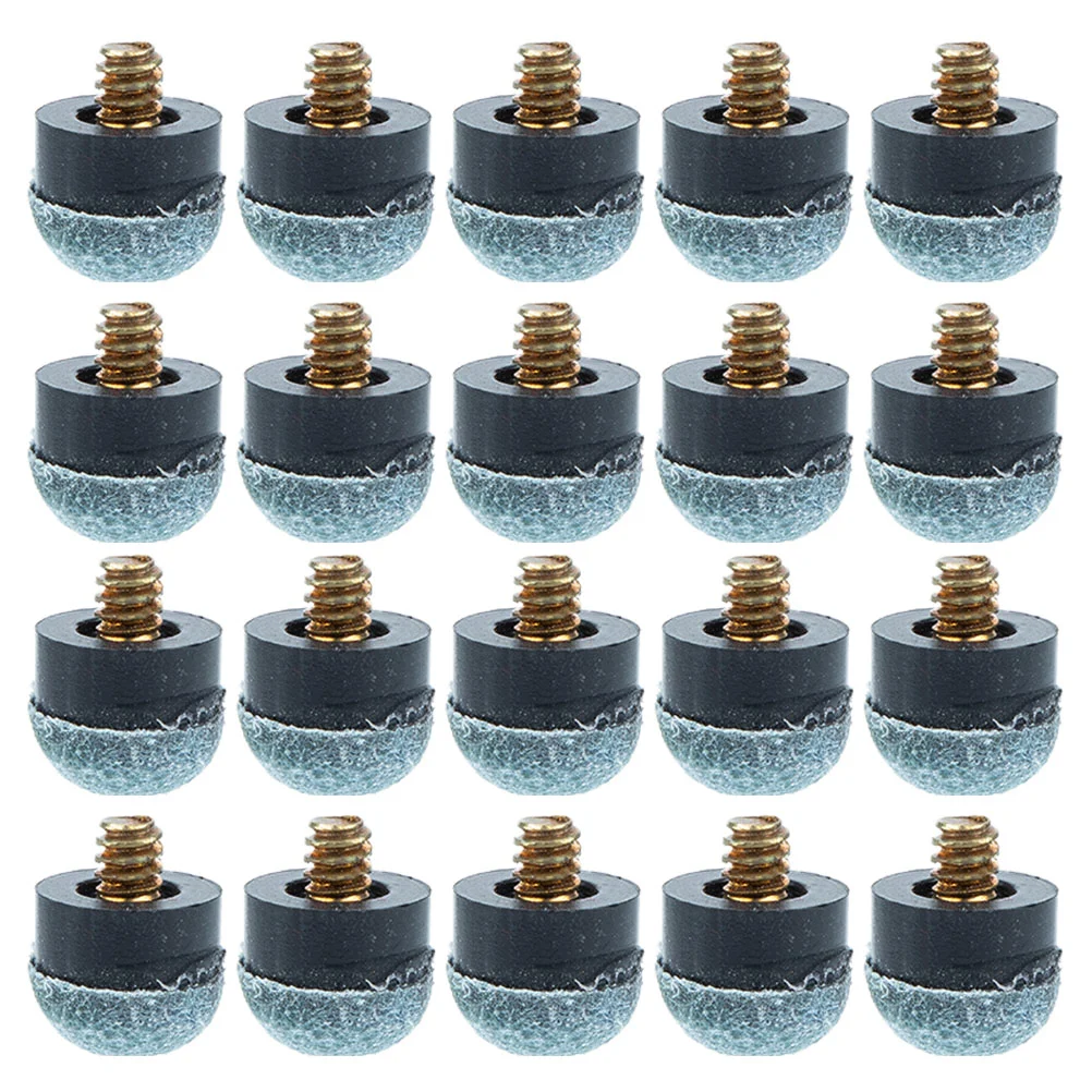 

20 Pcs Component Pool Cue Tip Stick Small Replacement Tips Portable Billiard