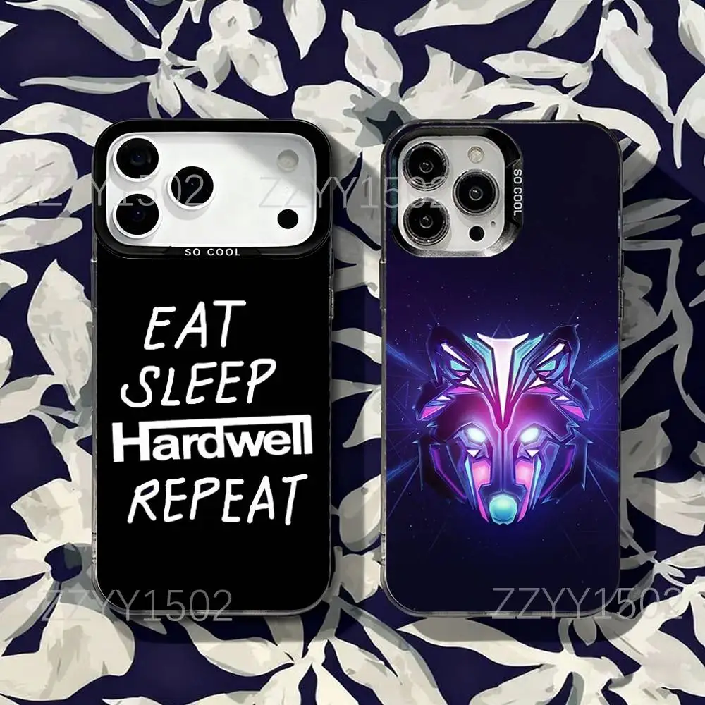 

DJ H-HardwellS Remix Phone Case For iPhone 17,16,15,14,13,12,X,8,Pro,Max,Plus,SE4,Air,Mini HD Black IMD Matte