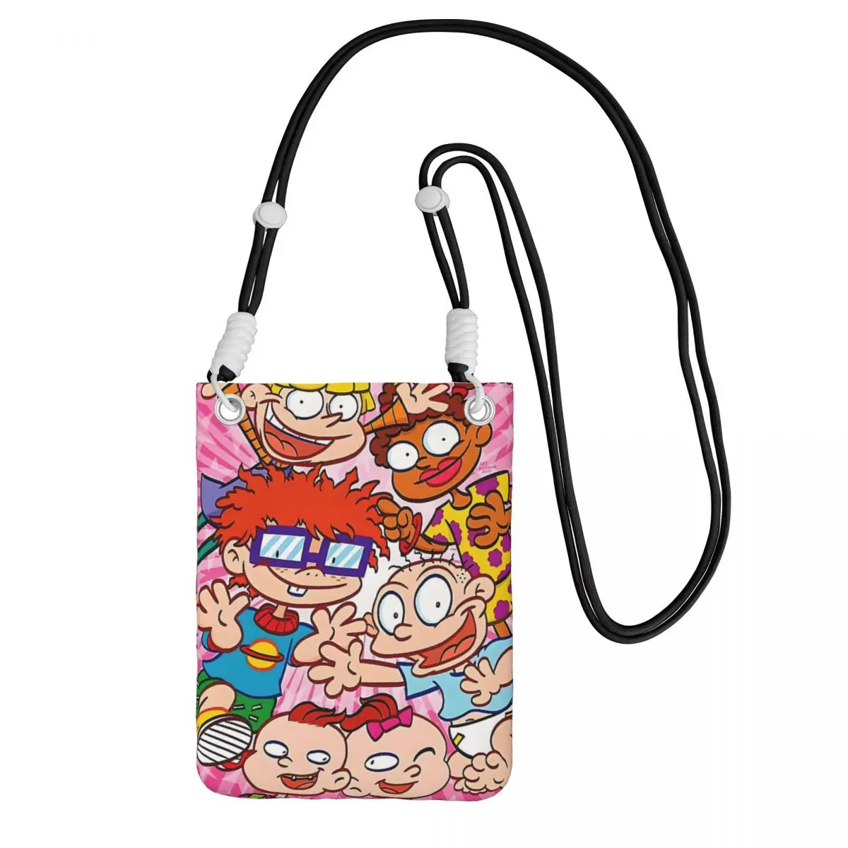 

Сумка для мобильного телефона на заказ R-Rugrats Carry A, диагональная сумка для мужчин и женщин с анимацией приключений, сумка для мобильного телефона, дорожный чехол для денег