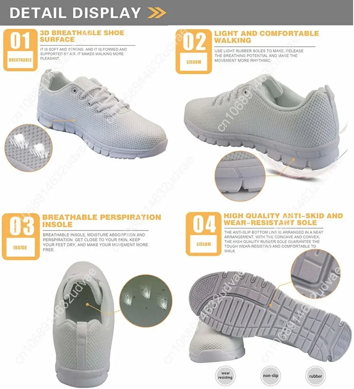 Cute Pets Dogs Footprints Paw Pattern Woman Shoes Heart Love Heartbeat Print Women's Low Top Casual Sneakers Ladies Big Footwear