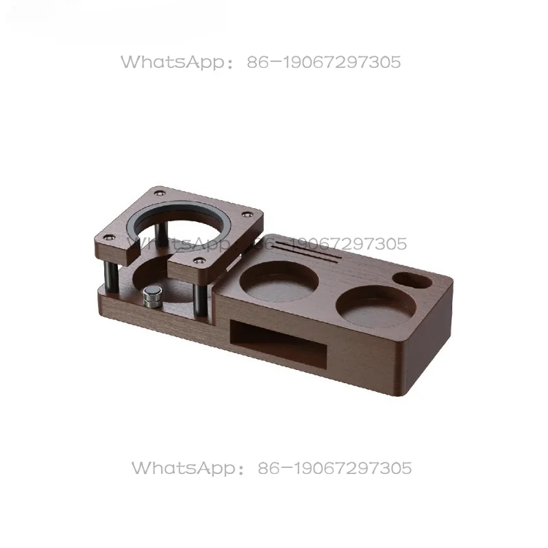 

Wood Tamping Station Tamper Holder 51/58mm Portafilter Filter Screen Holder Espresso Distributor for H10A H13