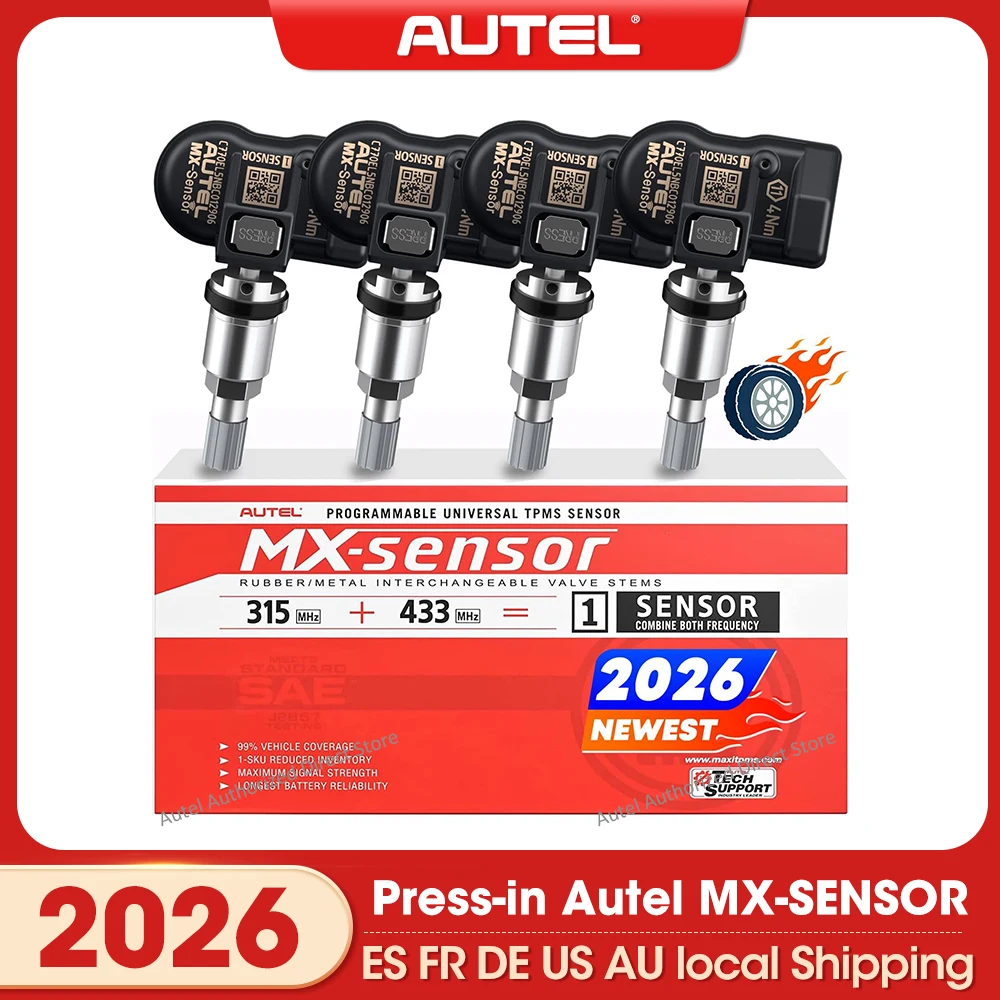 Image of Autel MX Sensoren 2-in-1 Einpress-Sensor 315MHz + 433MHz Frequenzen Reifenersatz TPMS-Sensor Kompatibel mit TS501 TS508WF ITS600E