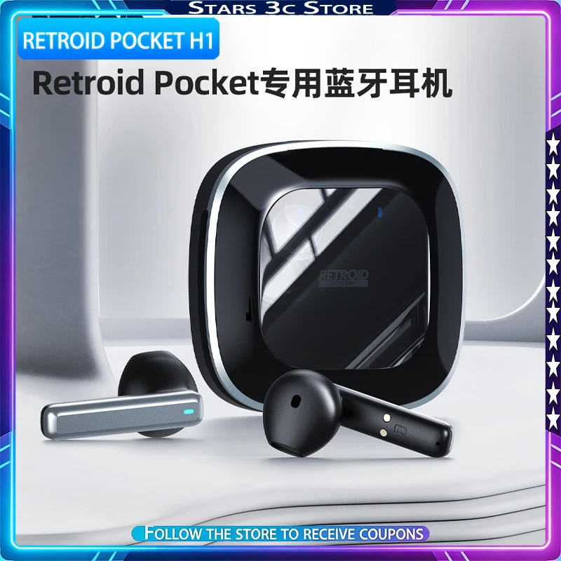 

Bluetooth Earphones for Retroid Pocket Low Latency High Battery Life IP Grade Life Waterproofing Compatible with All RP Models
