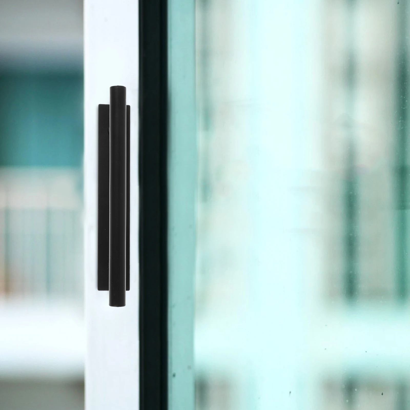 8 قطعة ذاتية اللصق لا الحفر مقبض النافذة تسحب لأنواع النوافذ المختلفة مقبض ذاتي اللصق لسحب حافة إصبع الزجاج البلاستيكي #1