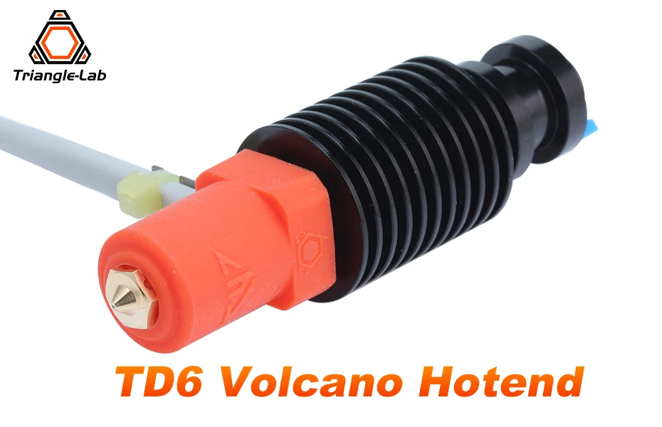 Trianglelab TD6 Volcano Hotend CHC Pro 24V 104GT-2 TUN Pro Düse für V6 Hotend DDE DDB Direct Drive oder Bowden Extruder – Detail 1