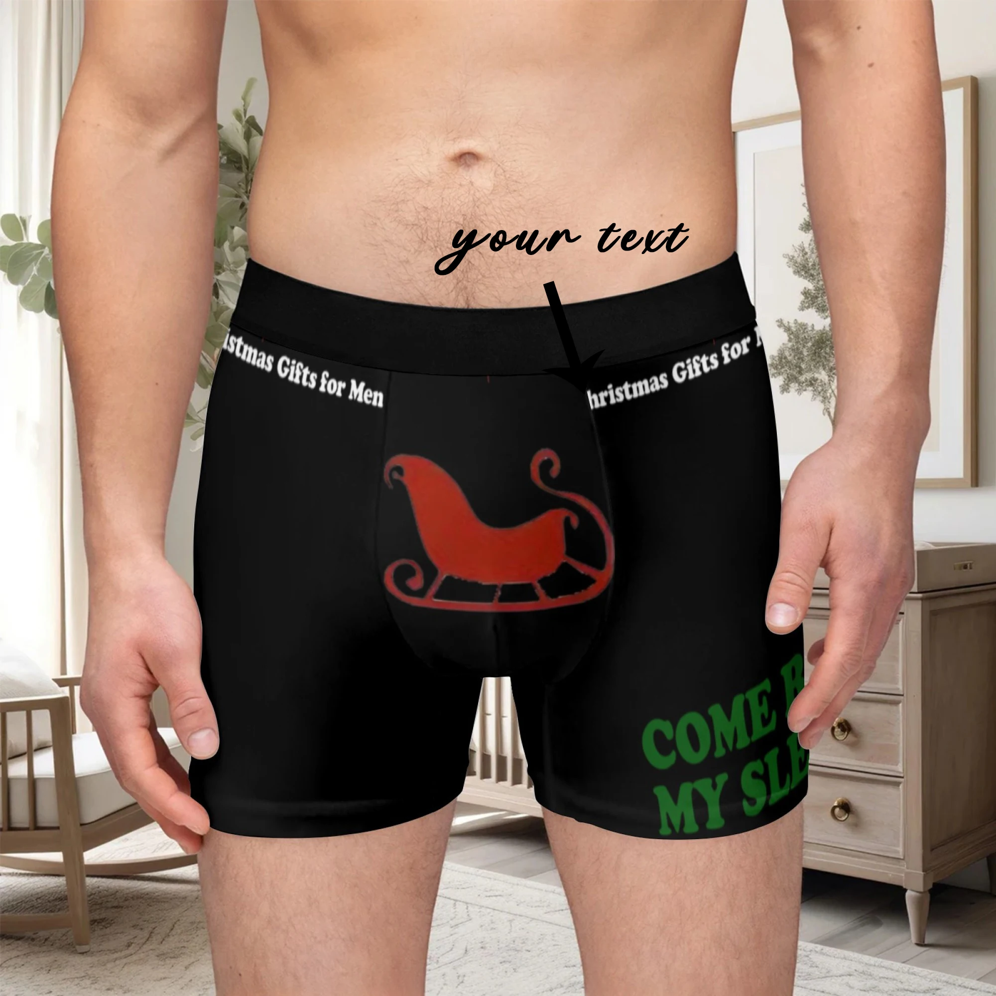 Personalized Face Photo Underwear Custom Boxer Briefs Custom Men Valentine's Day Gift For Husband Anniversary Gift for Dad