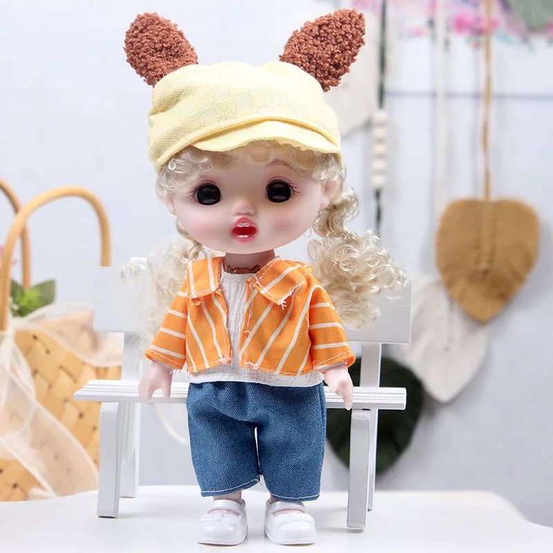 22-inch reborn chubby doll, cute and sweet princess girl dress-up toy, birthday present