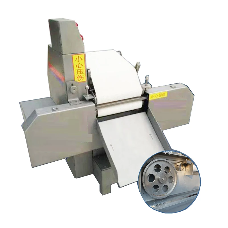Commercial Stainless Steel Fresh Meat Slicer  Bacon Beef Pork Slicing Machine for Food Processing