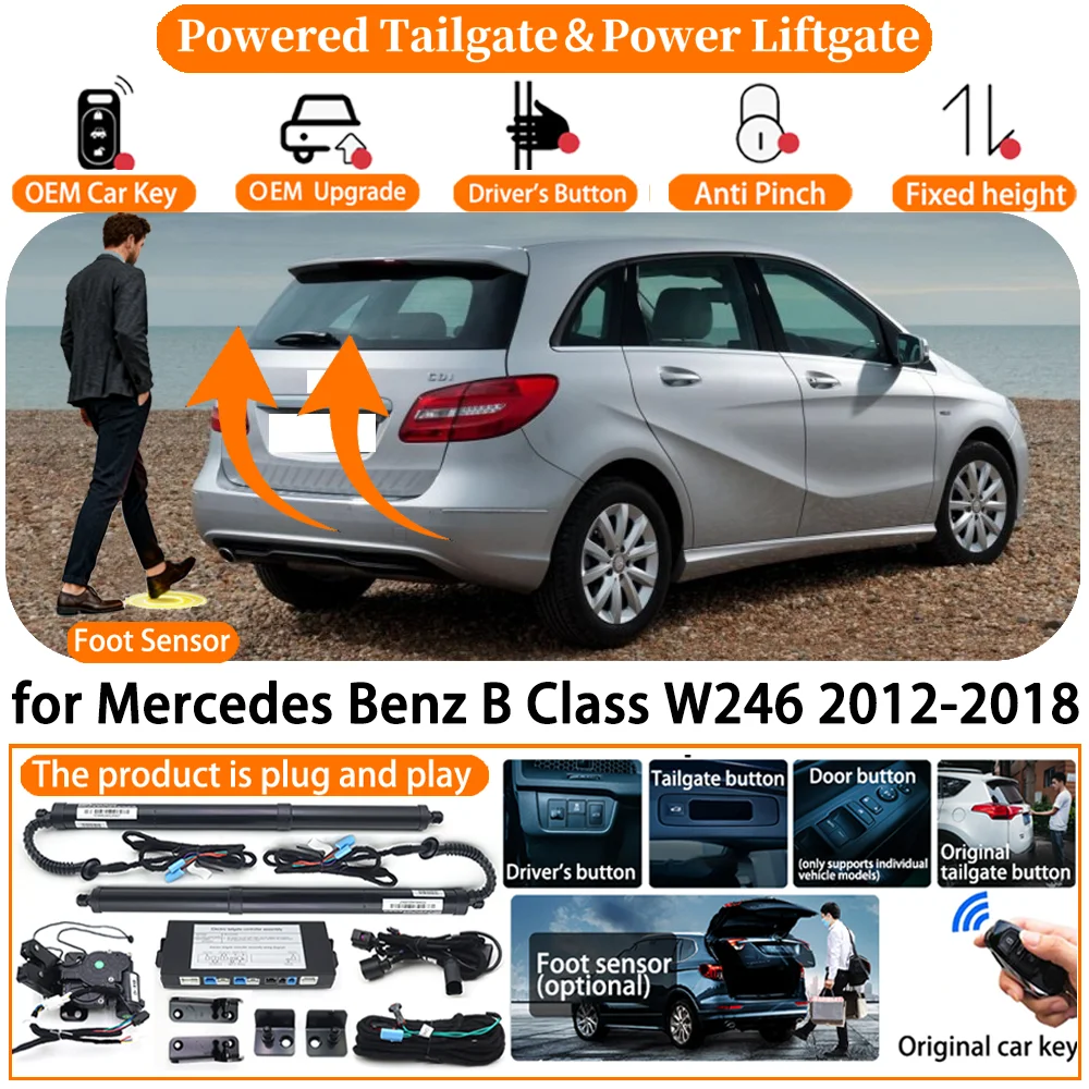 

Car Powered Tailgate system for Mercedes Benz B Class W246 2012-2018 Automatic Electric Power Tailgate Tail Gate Lift Strut kit