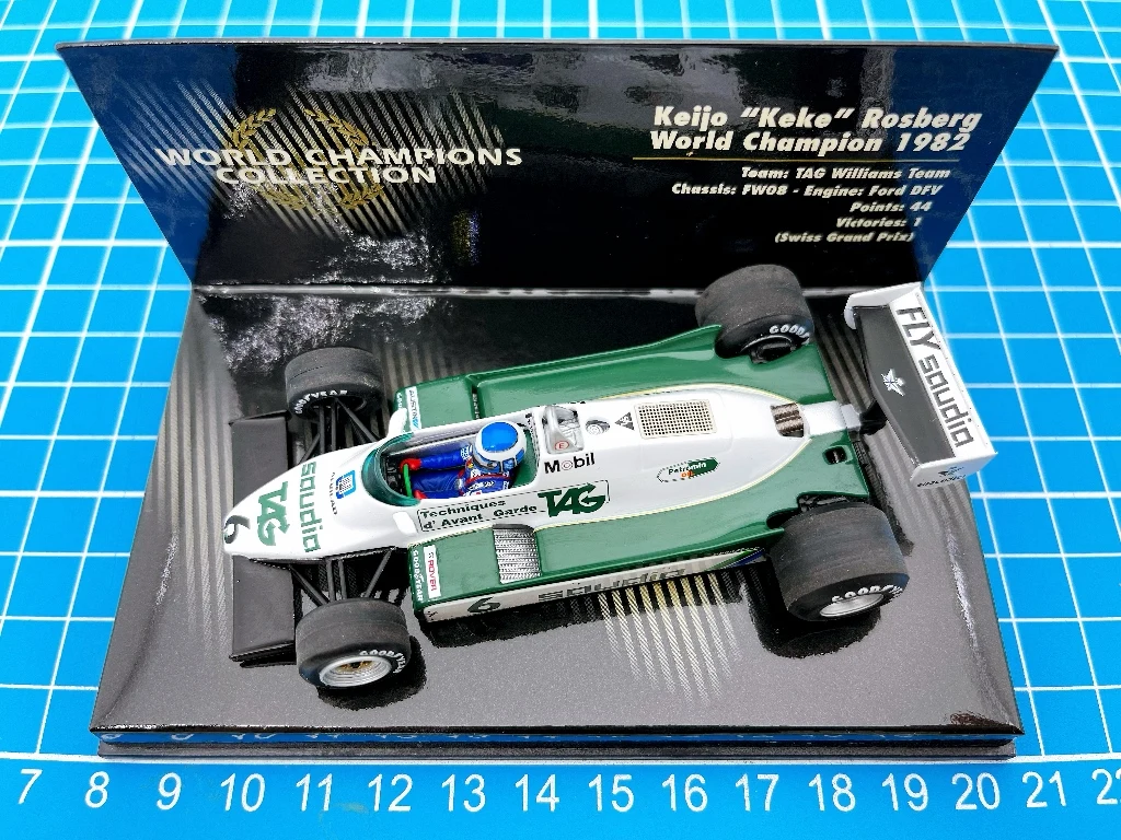 

Minichamps 1:43 F1 FW08 1982 Rosberg Special Edition Simulation Limited Edition Resin Metal Static Car Model Toy Gift