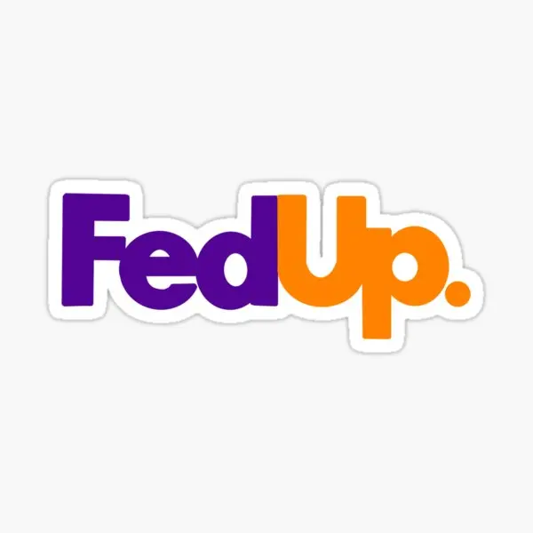 

Наклейки Fedup 5 шт. для симпатичного декора, украшения для гостиной, наклейки на стену, чемодан, автомобиль, наклейки на бампер, фон для ноутбука, для дома