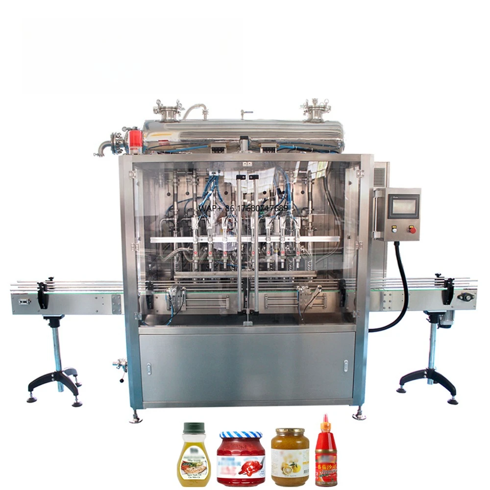 

Factory Direct Sale Full Automatic Paste Cream Honey Cocoa Butter and Chocolate Spread Filling Machine