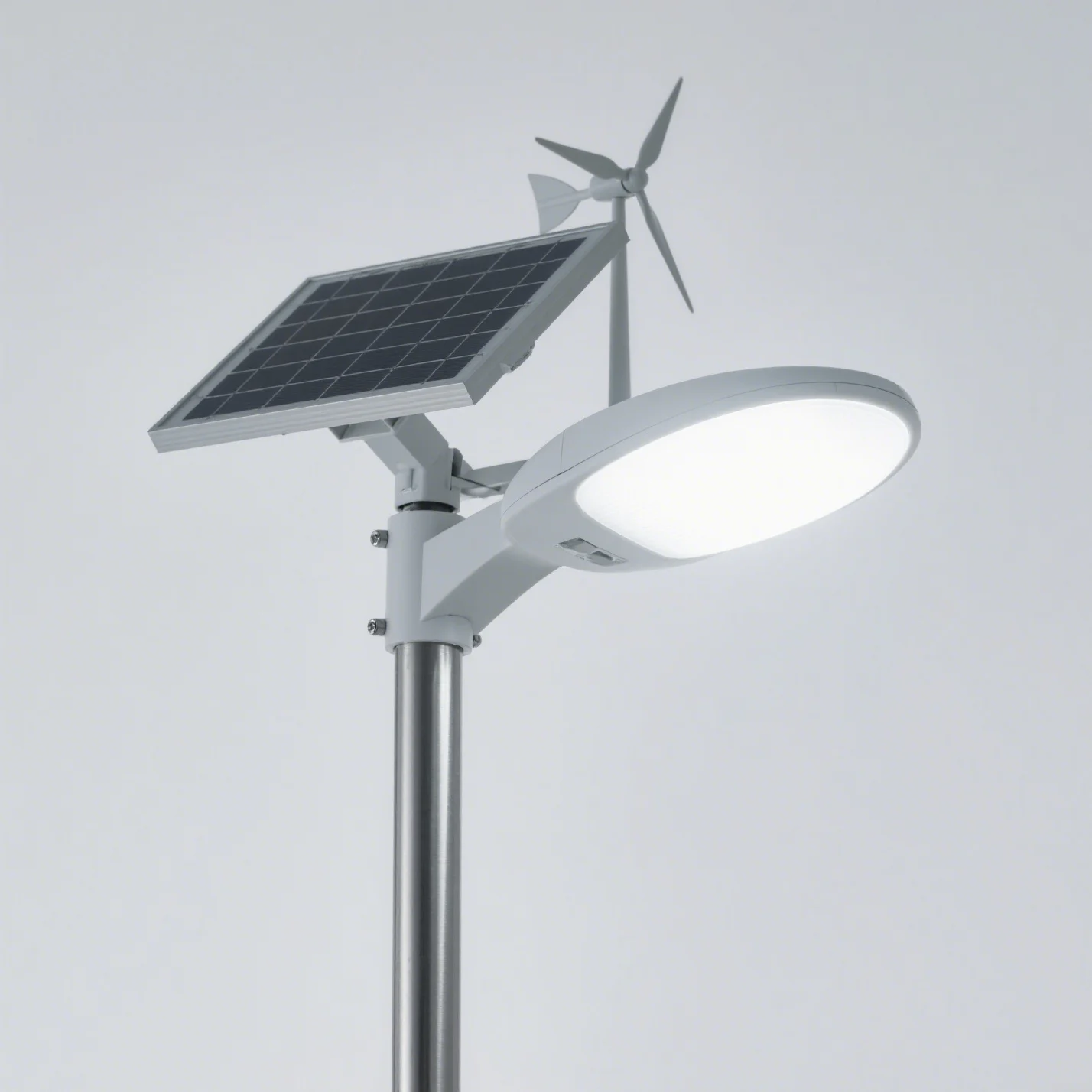 

High Brightness LED Street Light Outdoor Wind-Solar Hybrid System DC Power Supply IP65 Energy Saving Split Turbine