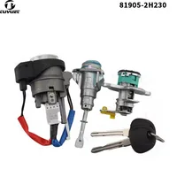 Interruptores de bloqueo de encendido para coche, cilindro de bloqueo de encendido con 2 llaves en blanco para Hyundai Elantra Old 81905-2H230