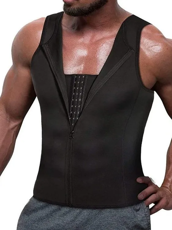 2026-gilet-de-sudation-sportif-pour-homme-gainant-et-sculptant-en-caoutchouc-pour-le-remodelage-abdominal-vetement-d'interieur-col-en-v-longueur-au-niveau-de-l'abdomen-couleur