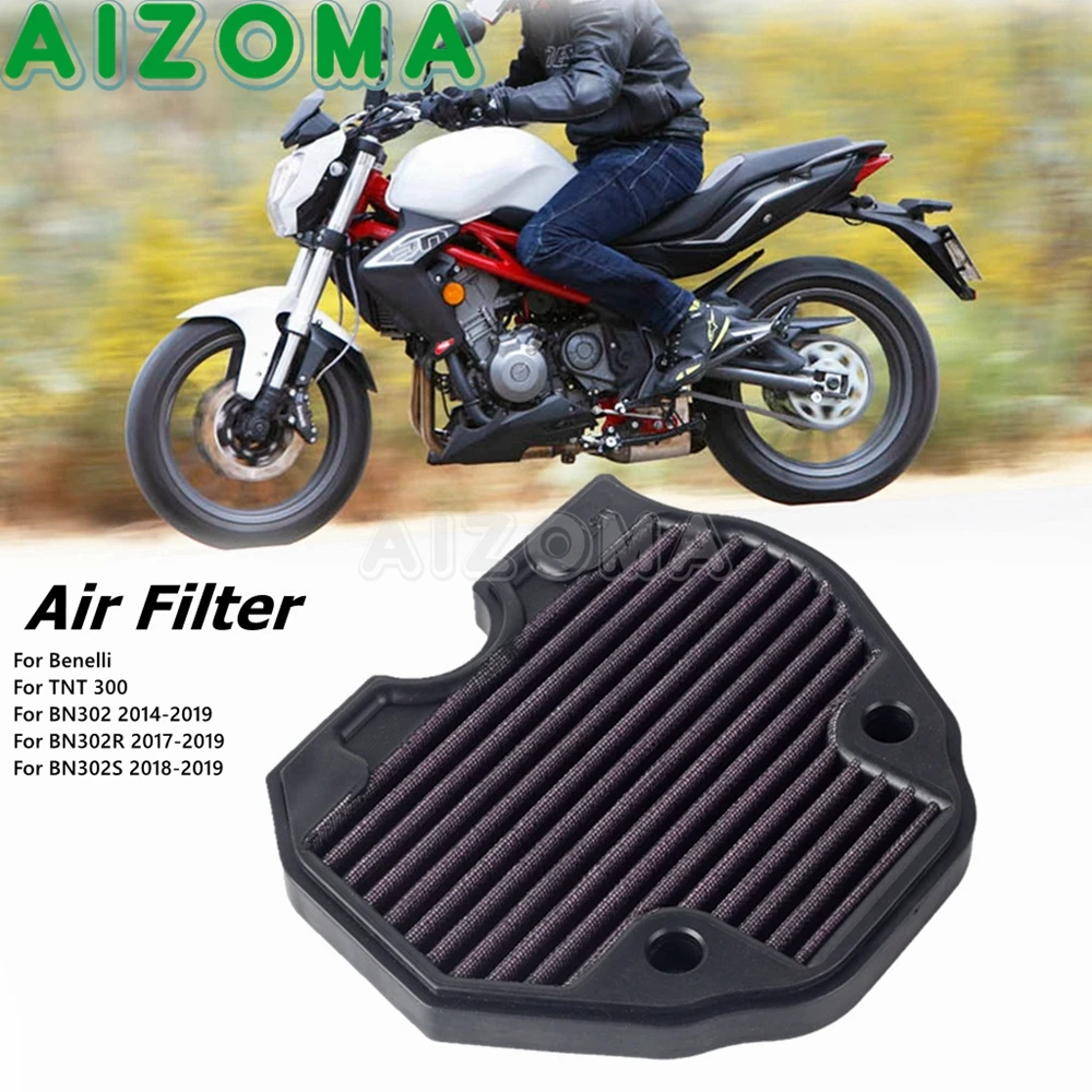 

Plastic Motorcycle Air Filters Cleaner For Benelli TNT300 BN302 BN302R BN302S TNT 300 BN 302 Motorbike Air Filter Plates 2014-19