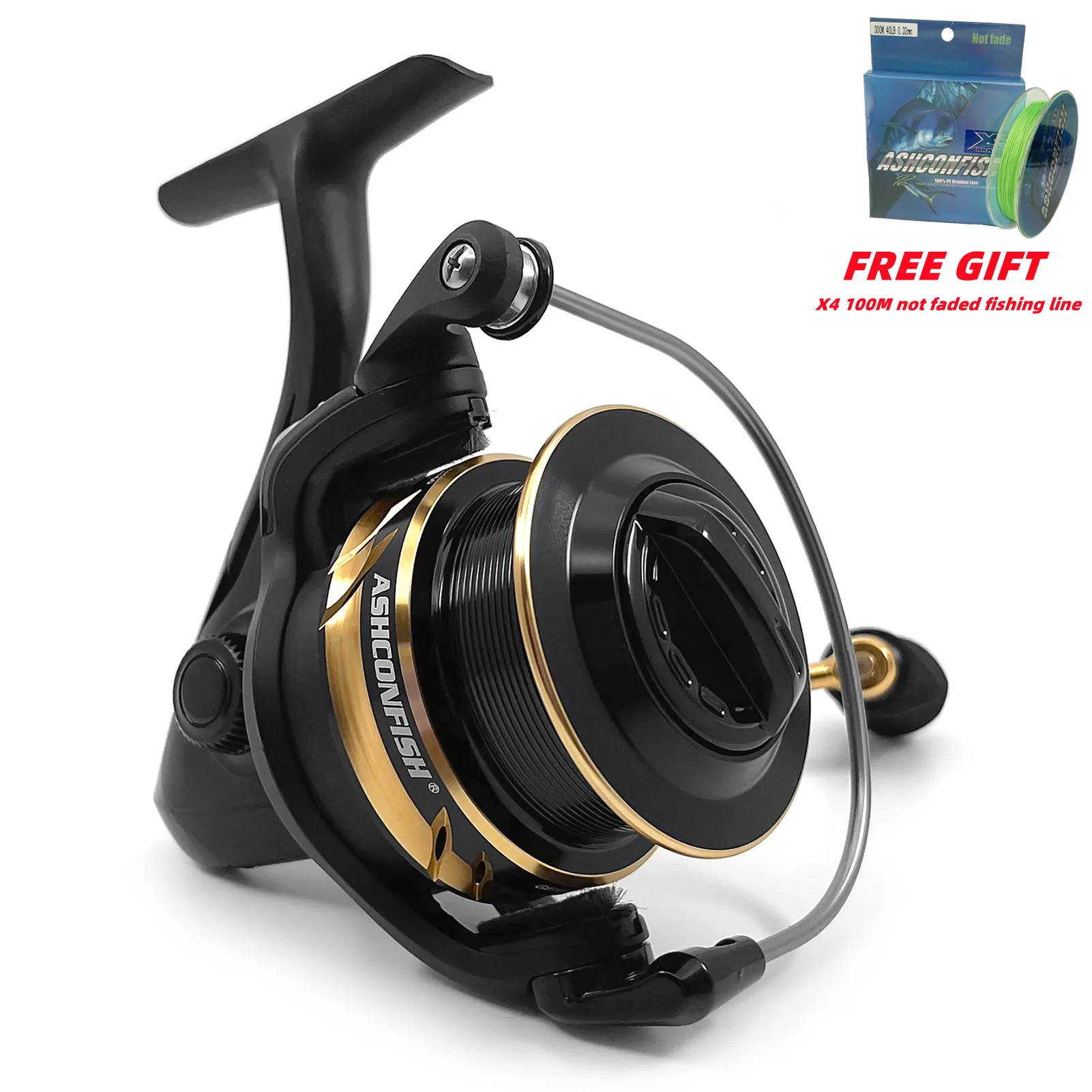 Spinning Fishing Reel Saltwater Metal 12KG Max Drag 12BB Long Shot Freashwater 1000H-5000H CNC Aluminum Carp Fishing Wheel Sea