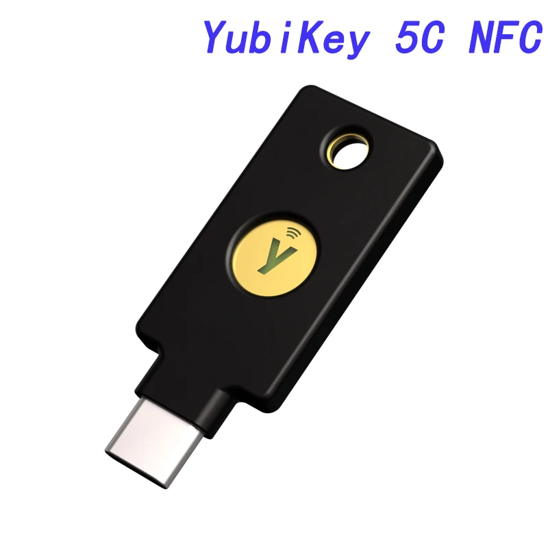 Yubico-llave de seguridad YubiKey 5C NFC para USB-C, WebAuthn, FIDO2 CTAP1, FIDO2 CTAP2, Universal 2nd Factor (U2F)