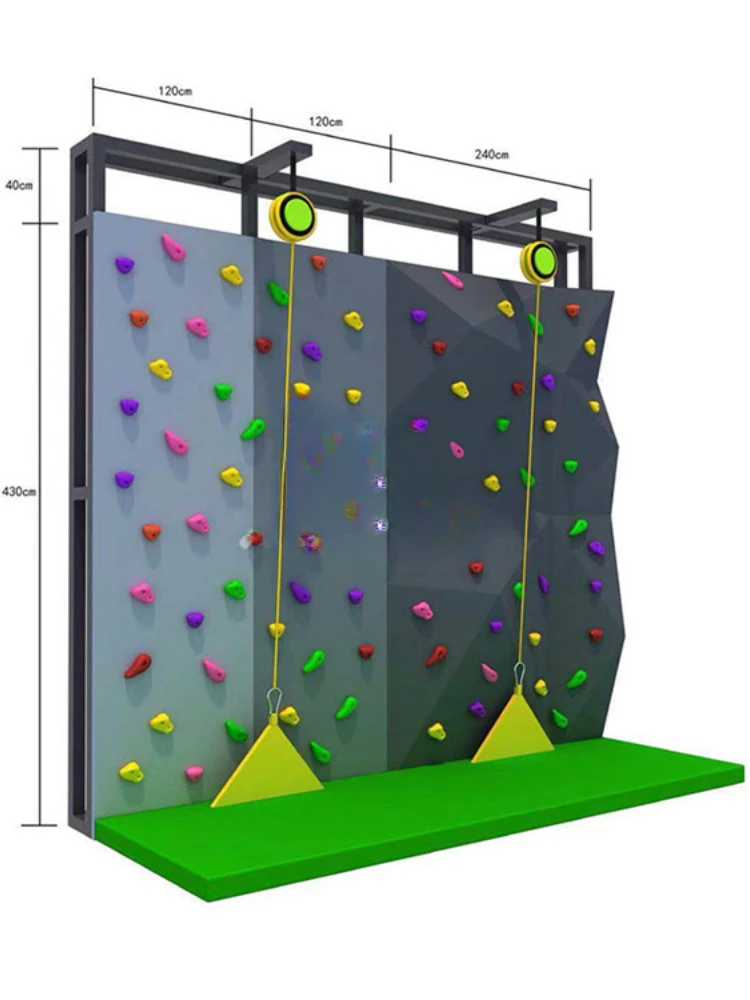 Hot-selling entertainment sports equipment Children's climbing wall