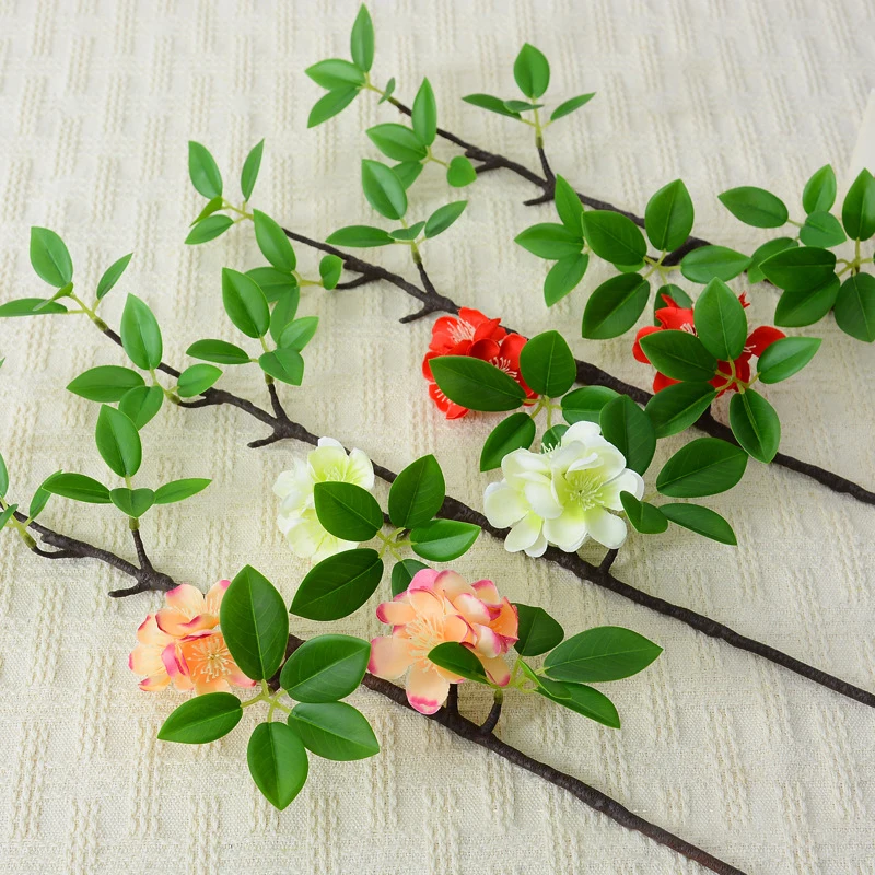 Silk Begonia Bush - Artificial Flowers Outdoor Decoration - Simulated Begonia Flowers Room Decor Floral Decoration