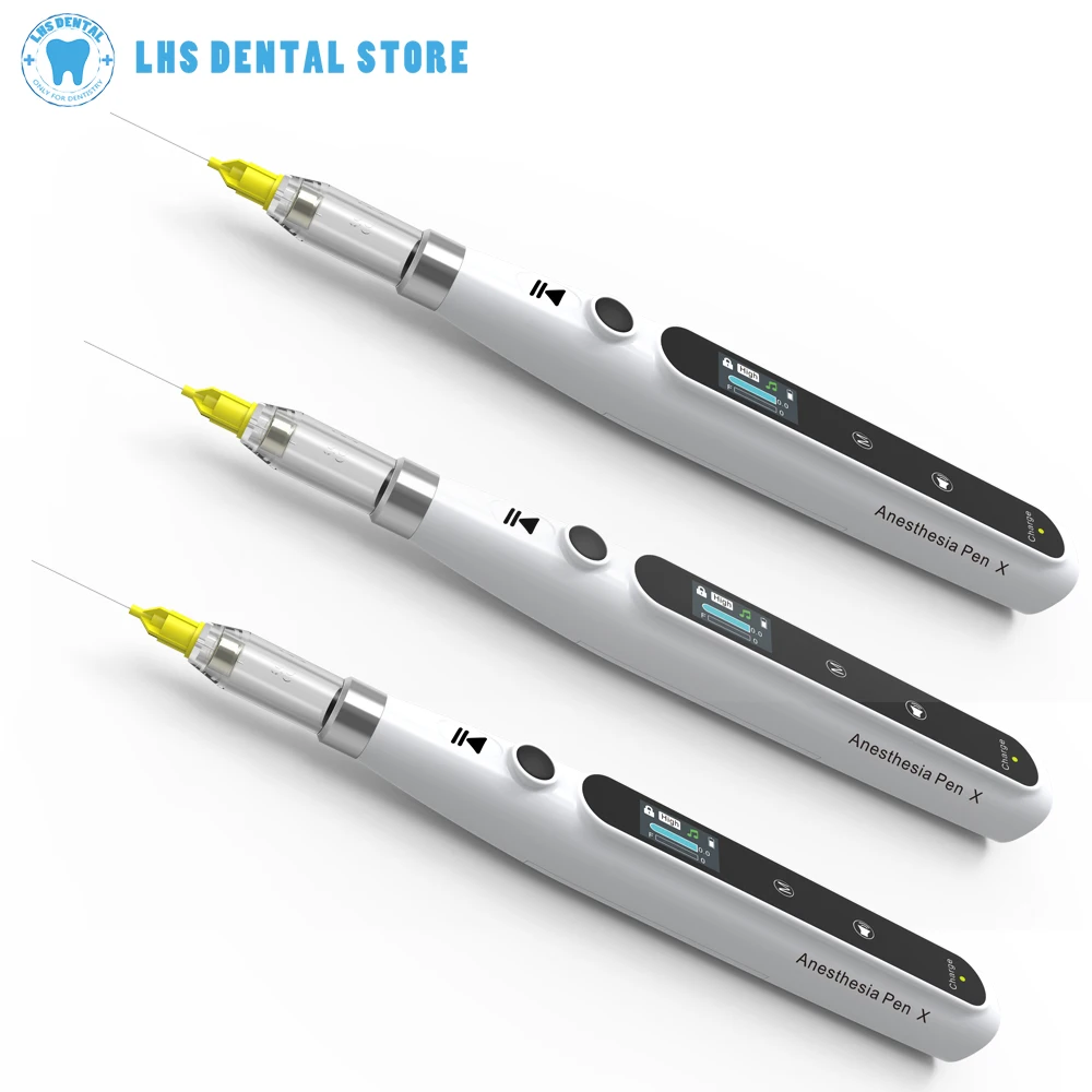 

Dental Oral Anesthesia Injector Portable Painless Wireless Local Anesthesia with Operable LCD Display Dentist Equipment