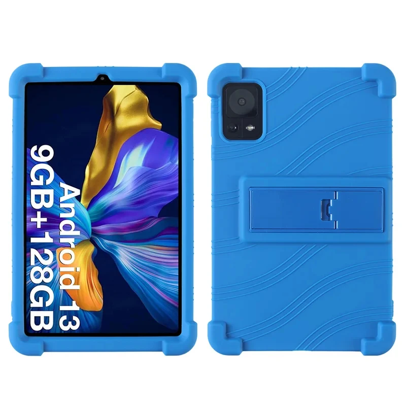 For FPD CP08-J1 Kid Case 8.4 Tablet Case Kid-Friendly Soft Silicone Adjustable Stand Tablet Cover