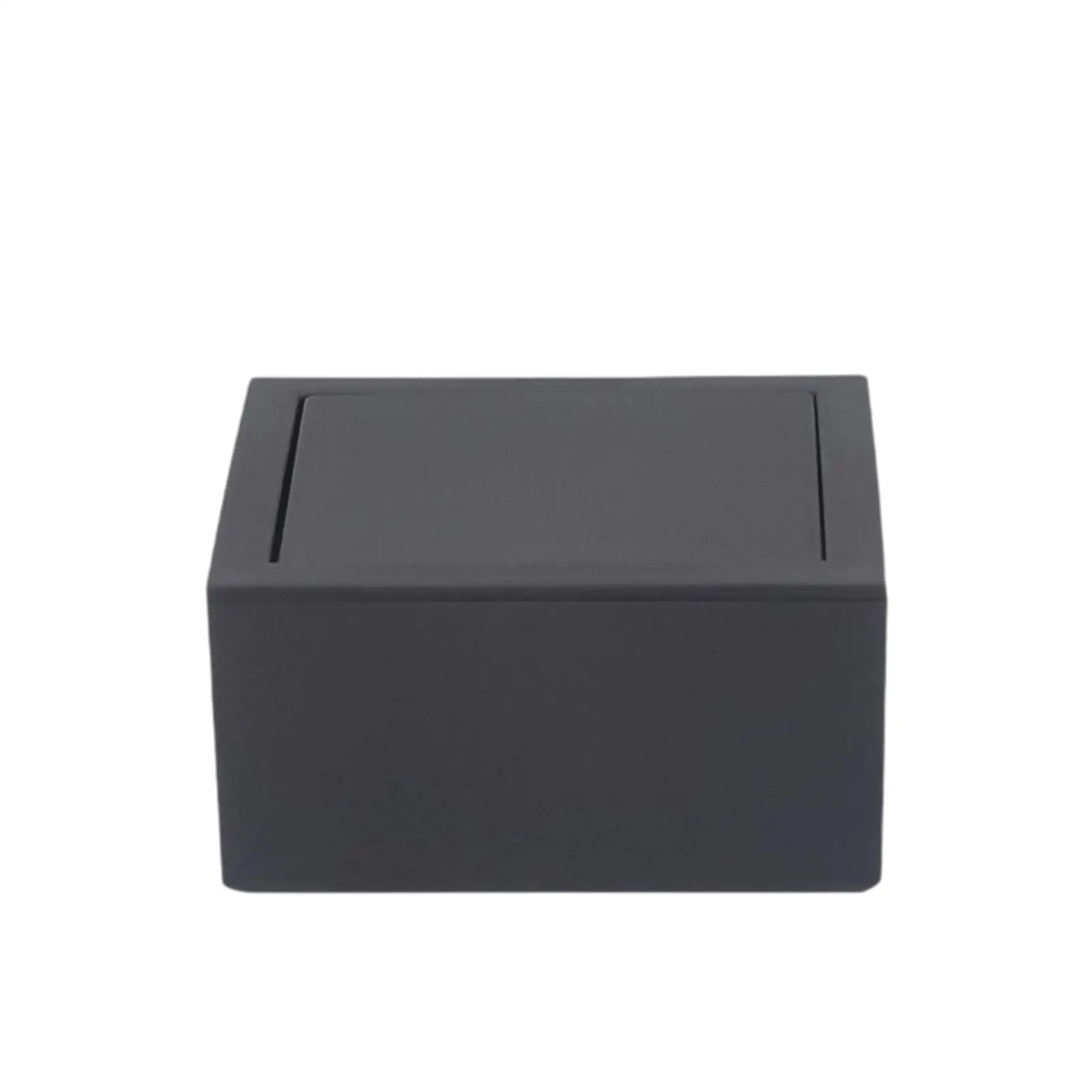 Cufflinks Box Rings Box Black Small Rotating Jewelry Gift Box for Men Women