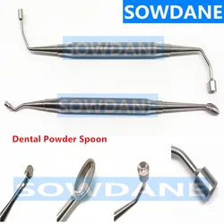 Dental Surgical Implant Bone Curettes Powder Spoon Graft Scoop Compactor Implant Periosteal Elevator Bone Grafting Packer