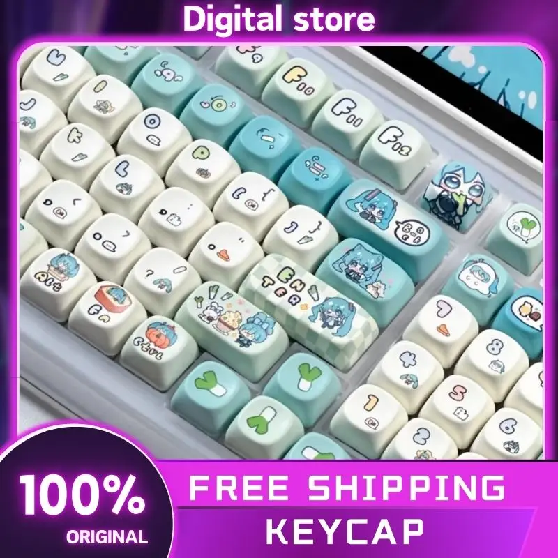 

Miku аниме Keycap Xoa Pbt мультфильм Keycap индивидуальная Настройка индивидуализируемые клавиши для механической игровой клавиатуры переключатель подарки