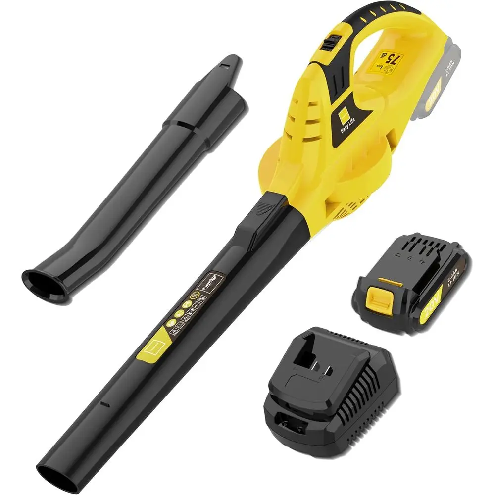 

Шнур воздуходувки Lea 21 В | Ручной электрический легкий вентилятор с аккумуляторной батареей емкостью 2,0 Ач и ast | Регулируемые, портативный дизайн o