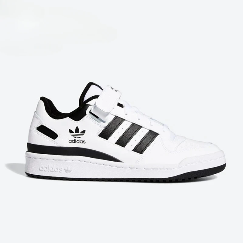 Adidas Forum Low White Black FY7757 Comfortable Breathable and Casual