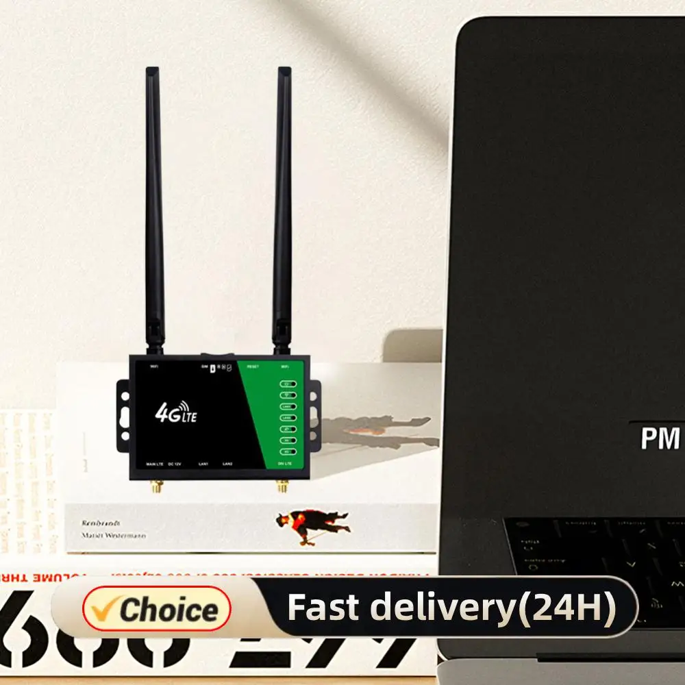 4G LTE CPE wifi Router with SIM Card Slot WiFi Router 150Mbps Wireless Router Firewall Protection 4 Antennas Modem Router