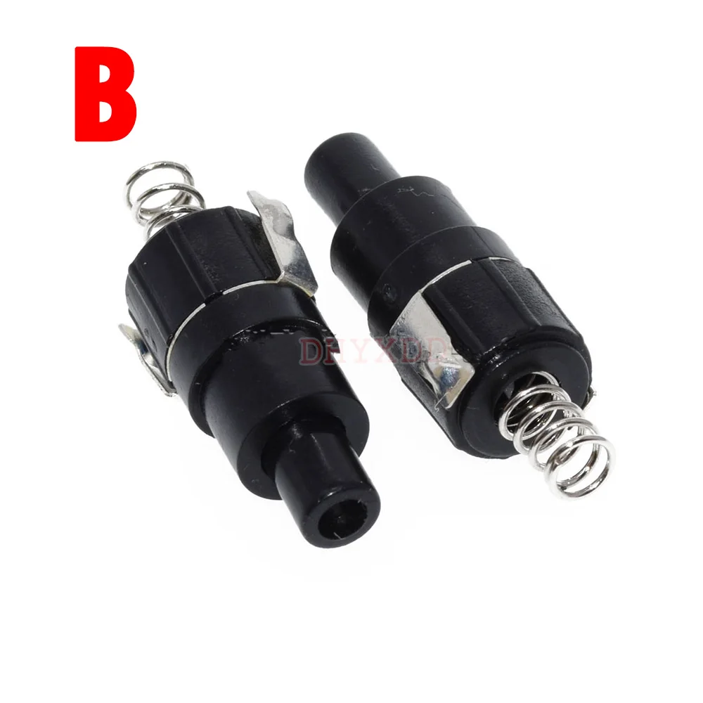 LED Strong Light Flashlight Button Switch Height 27.5mm ON/ OFF Electric Torch Light Tail Switches Portable Lighting Accessories