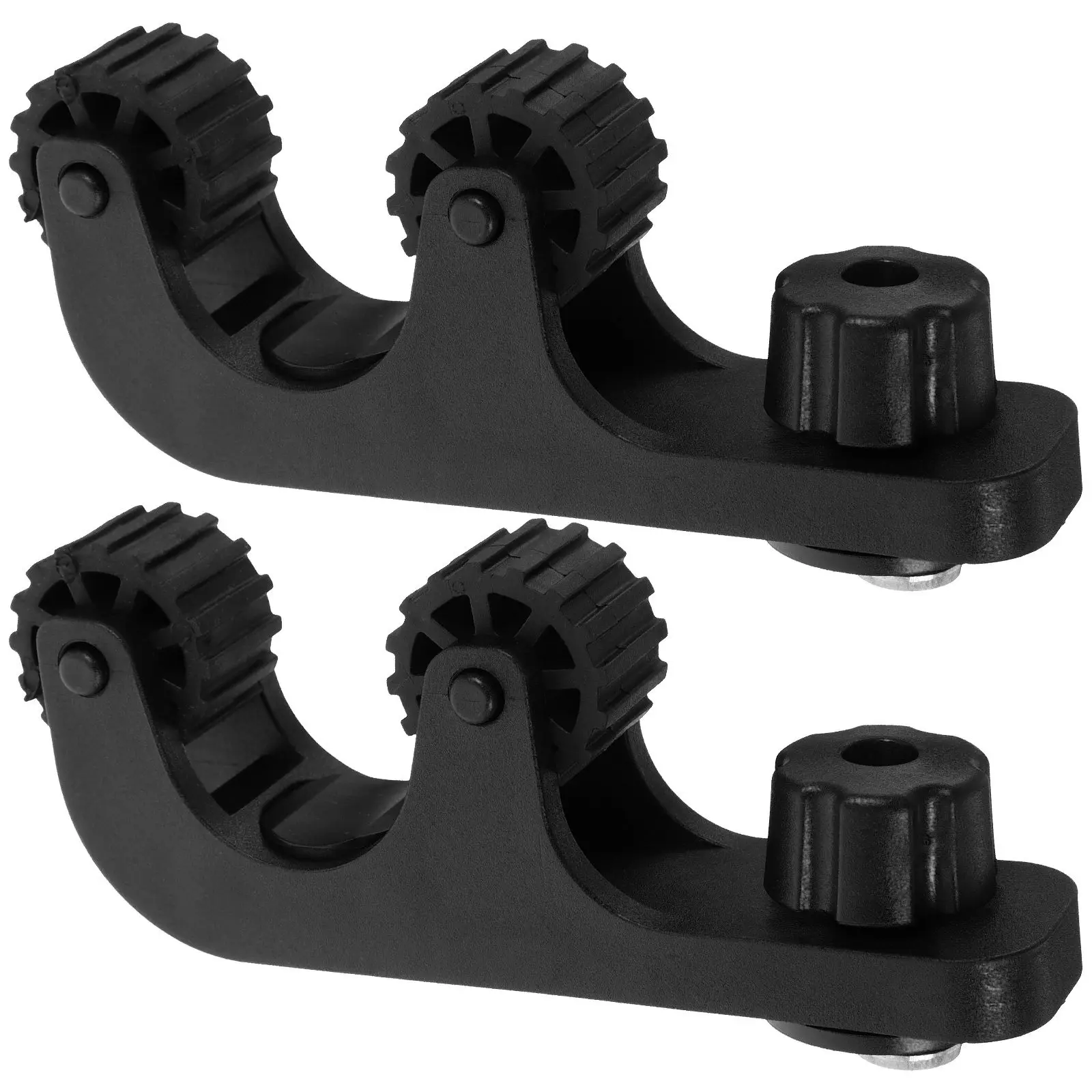 

2pcs Fishing Rod Holder Lightweight ABS Canoe Support Track System Kayak Accessories Boat Gear Adjustable Rail Pole